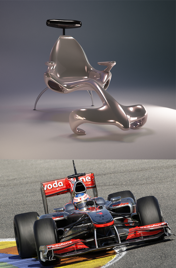 Relaxačná stolička f1, opierka hlavy zo sklolaminátu