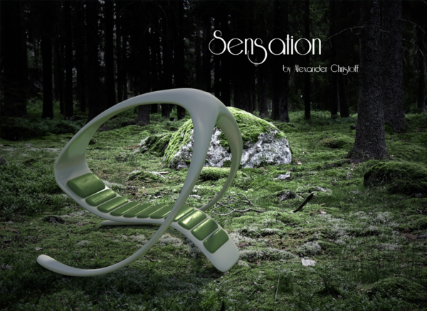 Salónik a relaxačné kreslo pocit senzácie Alexander Christoff