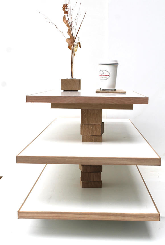 jo89 stolík do obývačky opätovné použitie drevených kúskov stolárstva