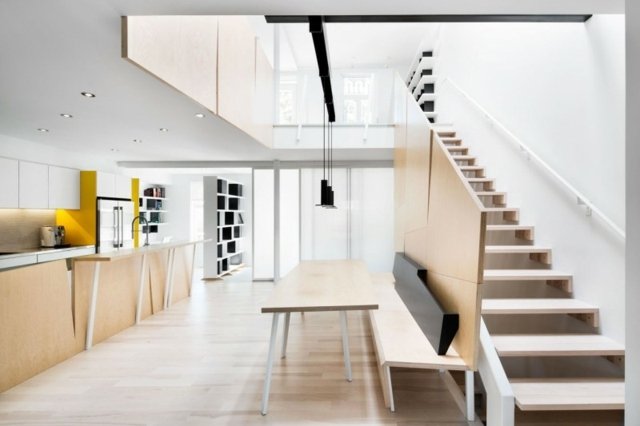 nápady na dizajn drevené pultové dvere skrinky biele pult