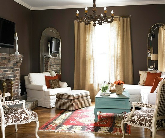 Obývacia izba s vintage nábytkom Obývacia izba s vintage nábytkom