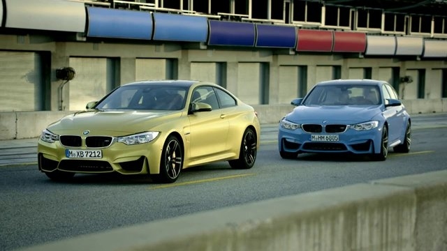 BMW M4 a M3 2014 vylepšili dva nové modely motorov rôznych farieb vylepšený dva nové modely rôznych farieb motora