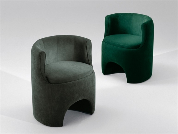 Dizajn čalúneného kresla Alcantara