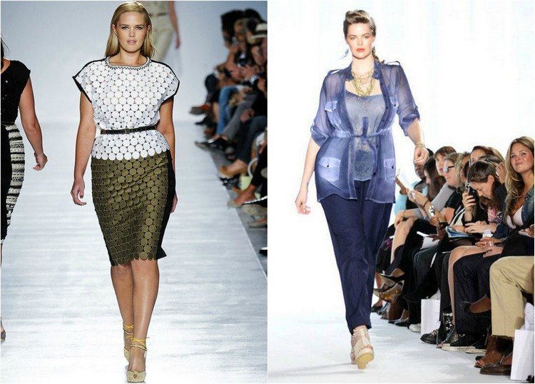 Plus modelky na móle Móda pre bacuľaté trendy-prehliadkové móla-plus-size-modelky