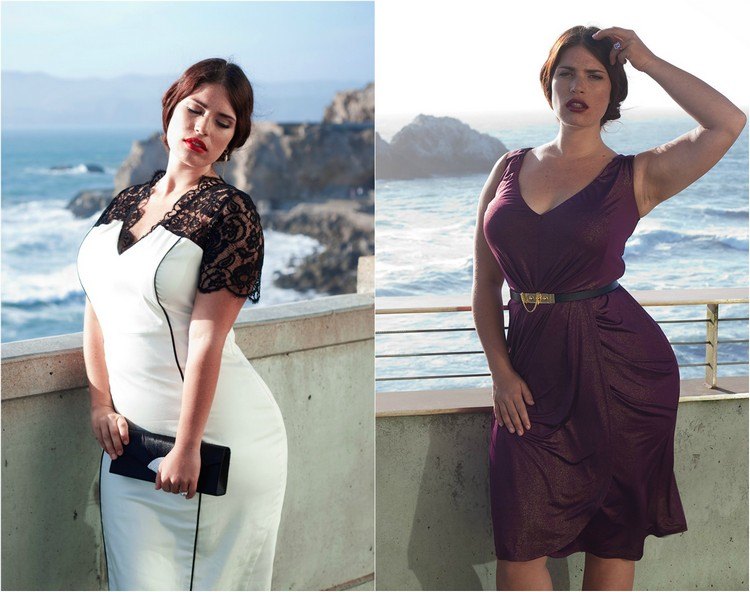 Francúzsky plus size model Clémentine Desseaux móda-bacuľaté-trendy-plus-veľkosť-model-Clementine-Dessaux-šaty-igigi