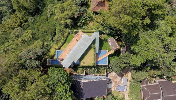 modulárna architektúra dokonale zapadá do krajiny