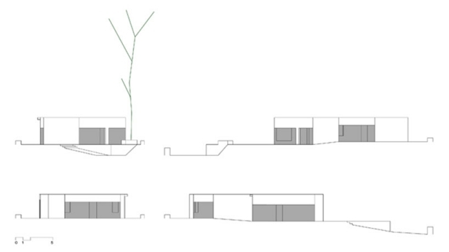 architekt firran visozo dom baleárska skica