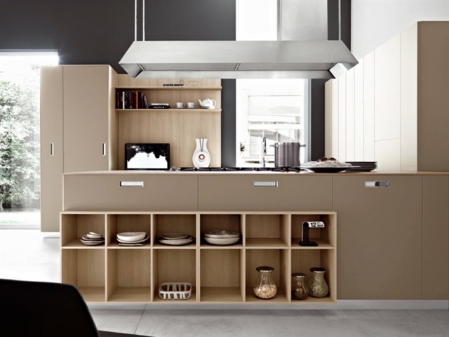 moderná kuchyňa Kalea štýlové jednoduché farby dub