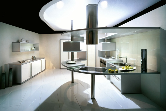 Kuchynský kovový predný panel digestor z nerezovej ocele