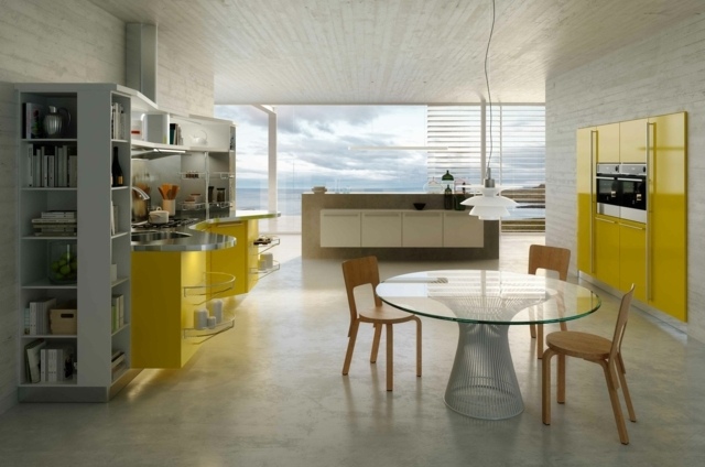 Kuchynské fronty vstavané spotrebiče fronty vysoký lesk