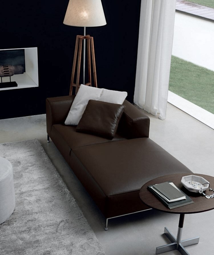 moderný dizajn leňošky-kožené čalúnenie-COLORADO-Giuseppe-Bavuso
