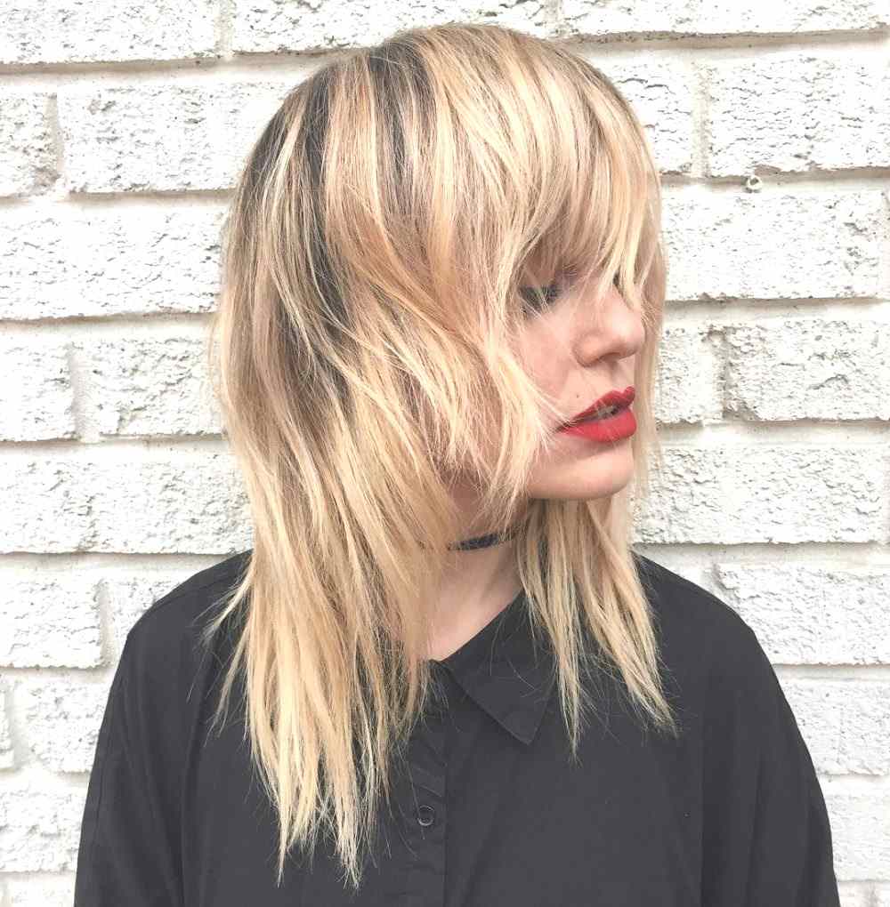 Súlož účes punk rock flair blond