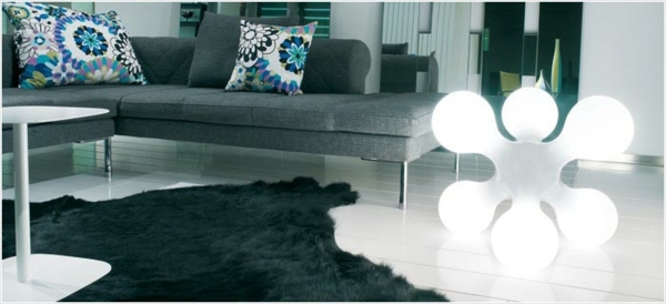 moderná-podlahová lampa-kvety