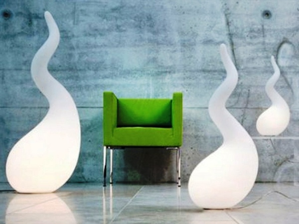 moderná-podlahová lampa-mimozemský duch