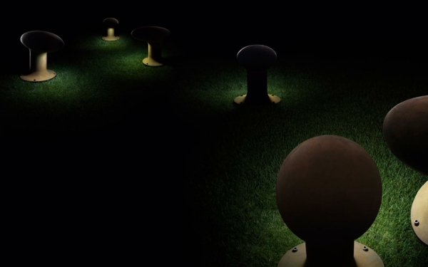 Dizajnové osvetlenie záhradného dizajnu osvetľuje záhradnú cestu