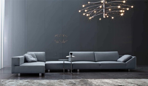 rohový gauč moderný taliansky nábytok arketipo moderný taliansky nábytok rohová sedačka arketipo svetlo modrá