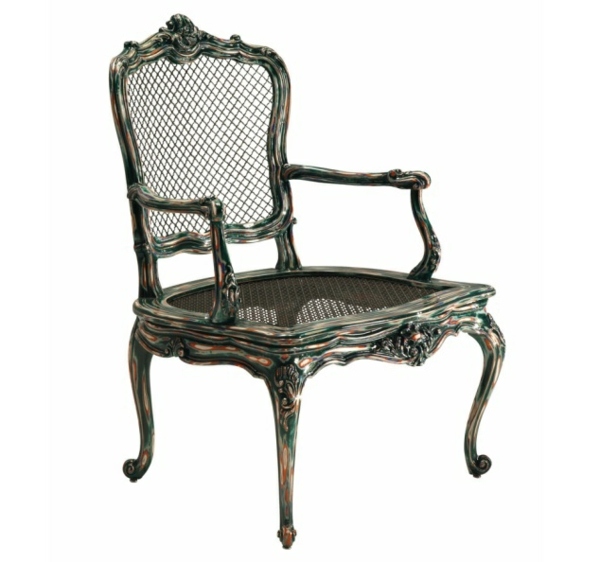 Luxusná kovová stolička