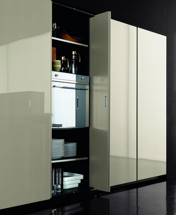 minimalistická kuchyňa od skladu Zucieri Cucine minimalistická kuchyňa-Zampieri-Cucine-úložná miestnosť