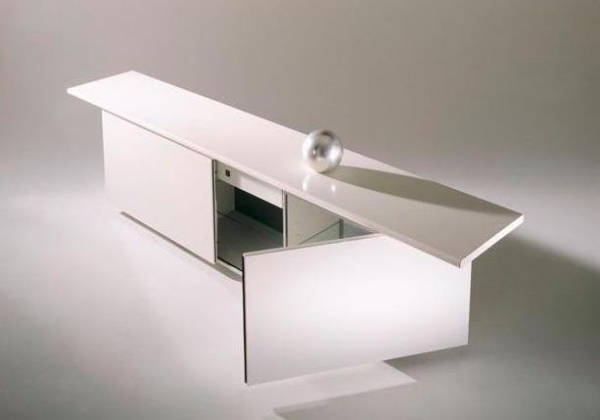 moderné príborníky acerbis sheraton biela vysoký lesk