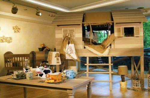 zariadenie detskej izby lacote s rozprávkovými motívmi divoký západ