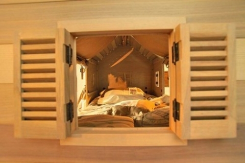 detské zariadenie lacote s rozprávkovými motívmi drevené okná