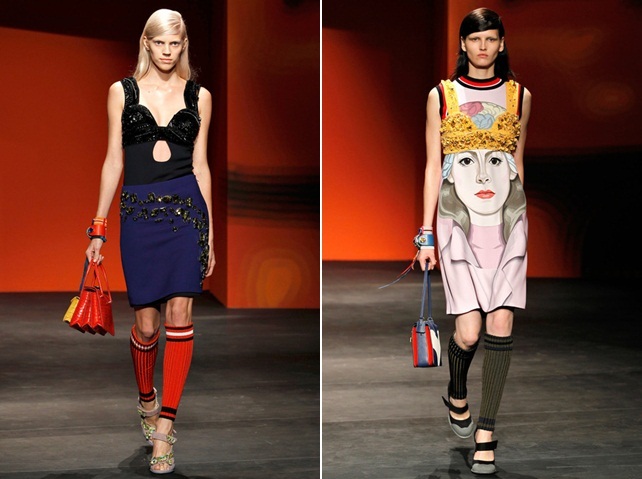 Nová kolekcia moderného štýlového oblečenia Prada