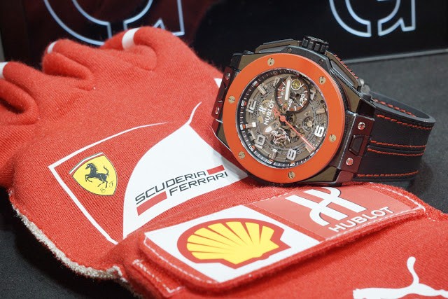 Hodinky Ferrari z Hublot dial limitovanej edície