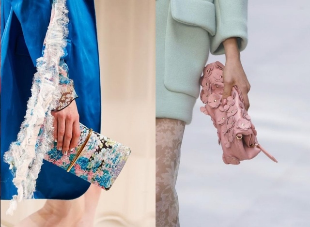 trendy v taškách 2014 jarné leto spojka kvetinové motívy trendy kabelky 2014 jar leto spojka kvetinové motívy