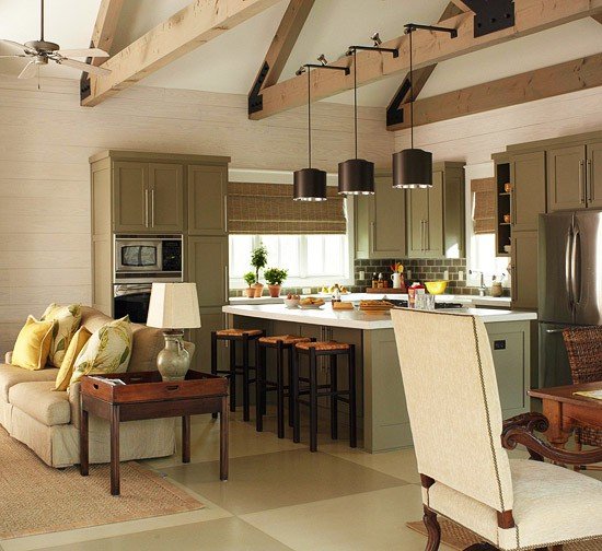 otvorená kuchyňa v obývačke