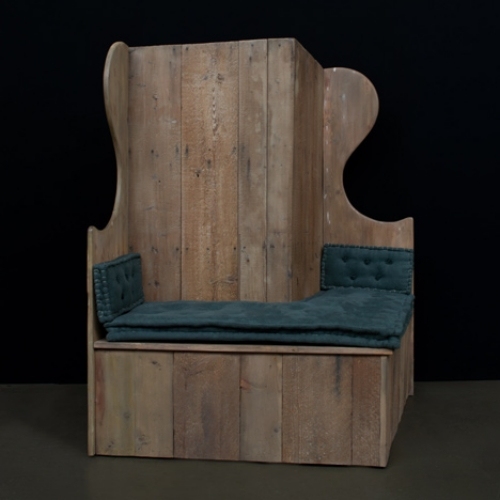 rohová stolička čalúnené podušky kolekcia dizajnu nábytku James Plumb