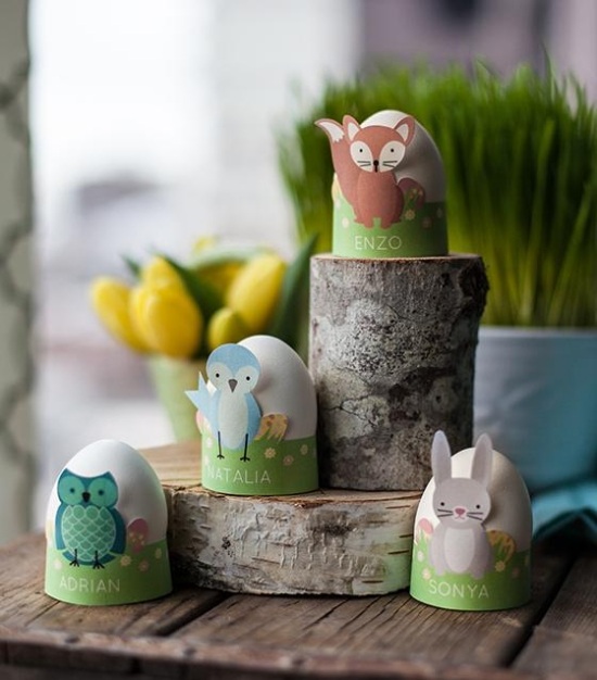 Dekorácia aranžovania vo vidieckom štýle-na veľkonočný stojan na vajíčka Zdobenie vidieckeho štýlu pre veľkonočné nápady Stojan na vajíčka