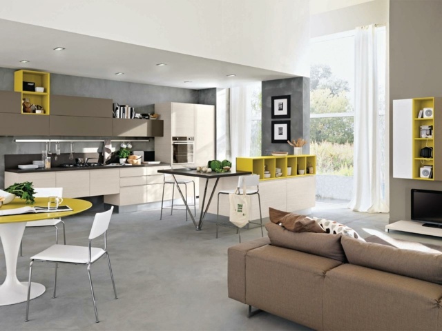 Dizajnový plánovač izieb kreatívne zariaďujúci obývací priestor Príklady