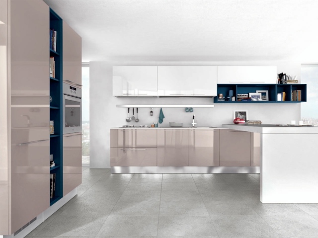 detaily predného plánovača s tromi farbami 3D vizualizácia