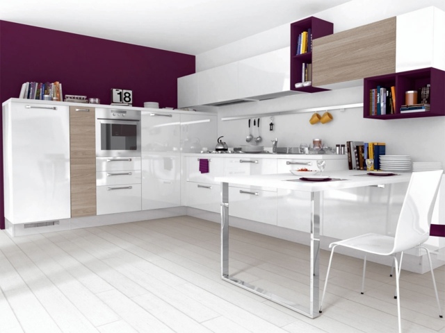 plánujte farby vkusne kombinujte rohovú kuchyňu