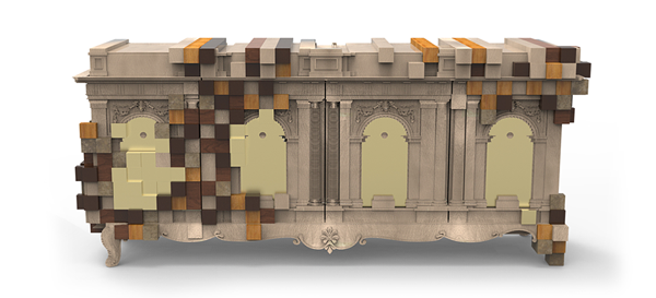 piccadilly collection boca do lobo príborník pixelovaný