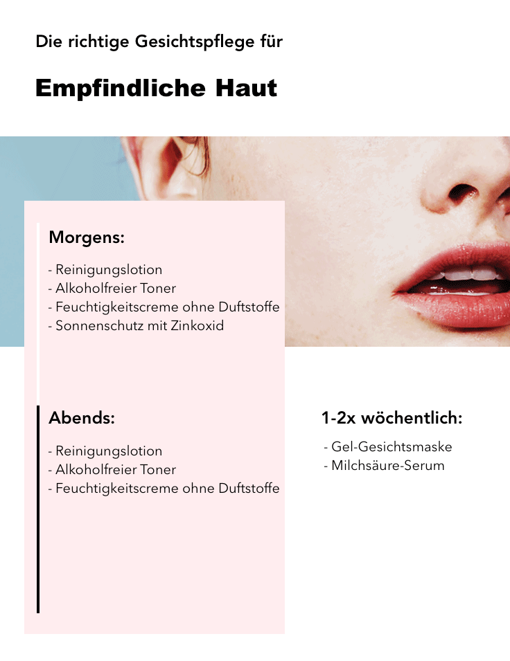 správna starostlivosť o tvár, rutina citlivej pokožky krok za krokom