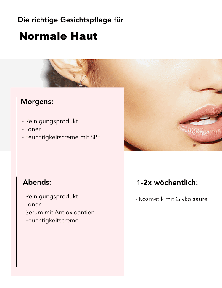 správna starostlivosť o tvár krok za krokom, pokyny pre normálnu pokožku