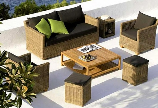 Moderný vonkajší nábytok Moderný nápad na vonkajší nábytok