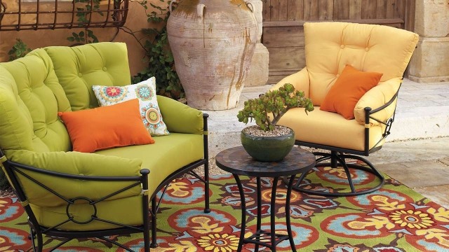 záhradný záhradný nábytok vankúše z kovového rámu dekoračné vankúše