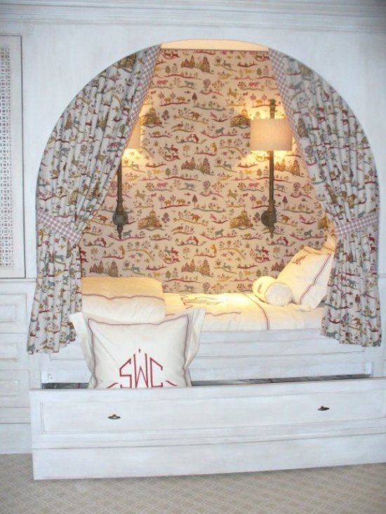 nápady na vintage dizajn spacích kútov v detských izbách