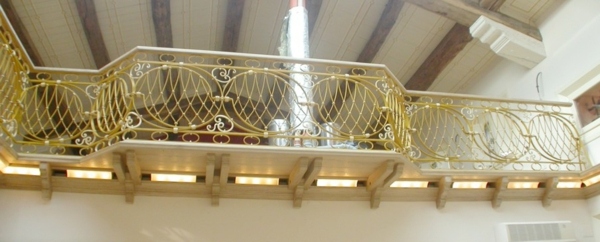 Kované železné unikáty-terasa Fabbro-Candeago