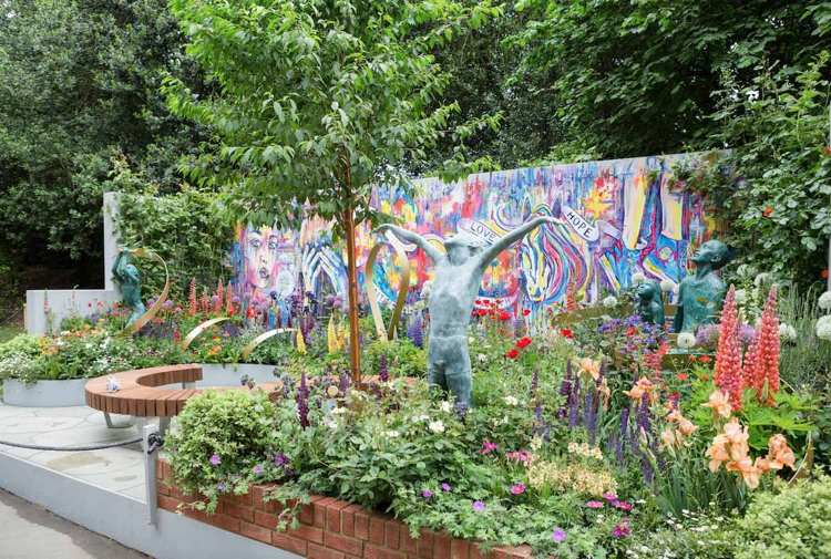 Detské plastiky Nástenná maľba Farebné trvalky