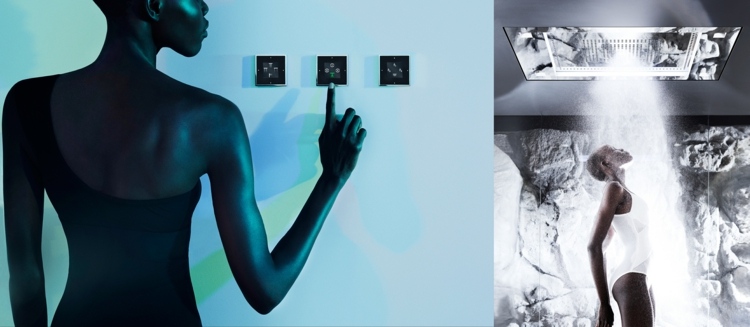 senzory sprchovanie tlačidlom dornbracht zobrazenie búrkovej funkcie