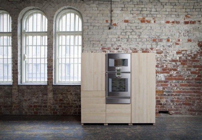 Škandinávske kuchyne Nákladná skrinka vstavané spotrebiče modulárne