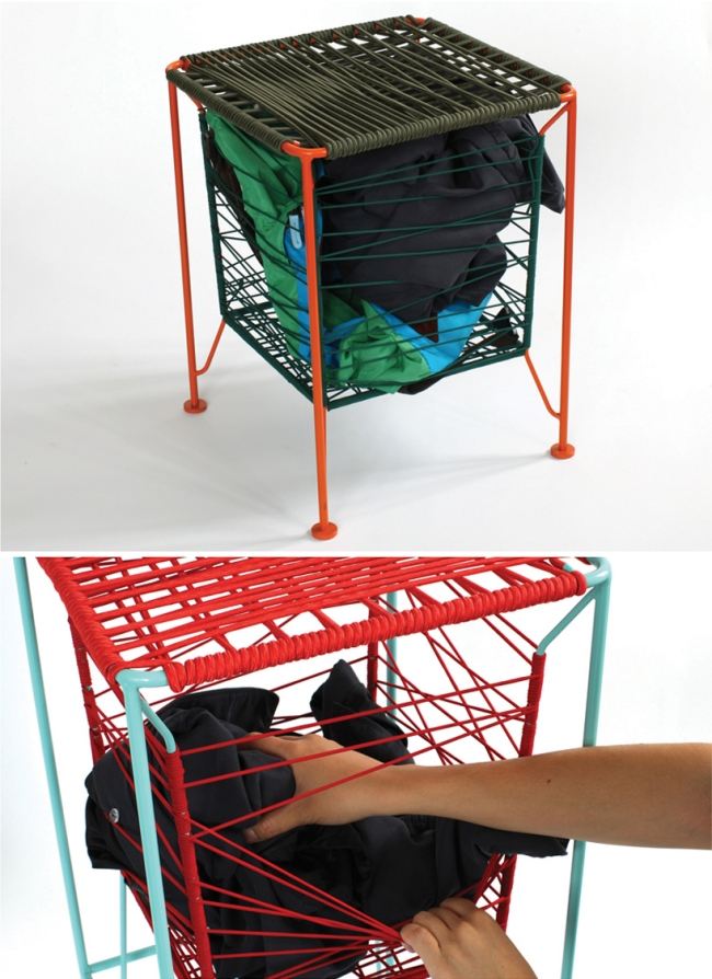 Barová stolička na úložný priestor barová stolička dami a damaki Sieťka na úložný priestor barovej stoličky dami a damaki