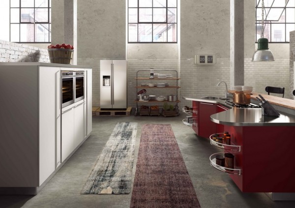 moderná kuchyňa kuchári s otvoreným priestorom voľne stojace jednotky snaidero moderná kuchyňa profesionálni kuchári voľne stojace jednotky snaidero