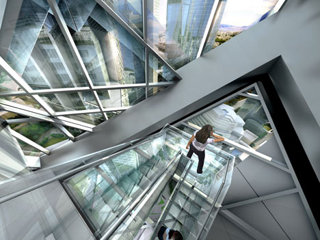 Architektonický mrakodrap Adrian Smith-Gordon Gill Mrakodrap Adrian Smith Gordon Gill Architecture