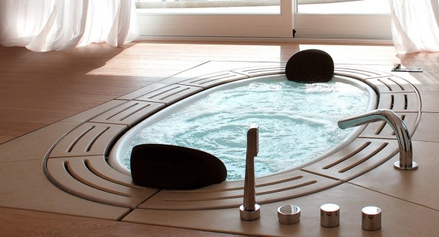 Vaňa pre 2 osoby-automatický systém prívodu vody teuco sorgente fabio lenci