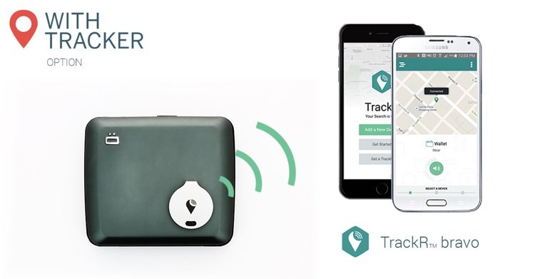 voliteľne vybavené sledovacím systémom smartphone so systémom sledovania dizajnu hliníkovej peňaženky