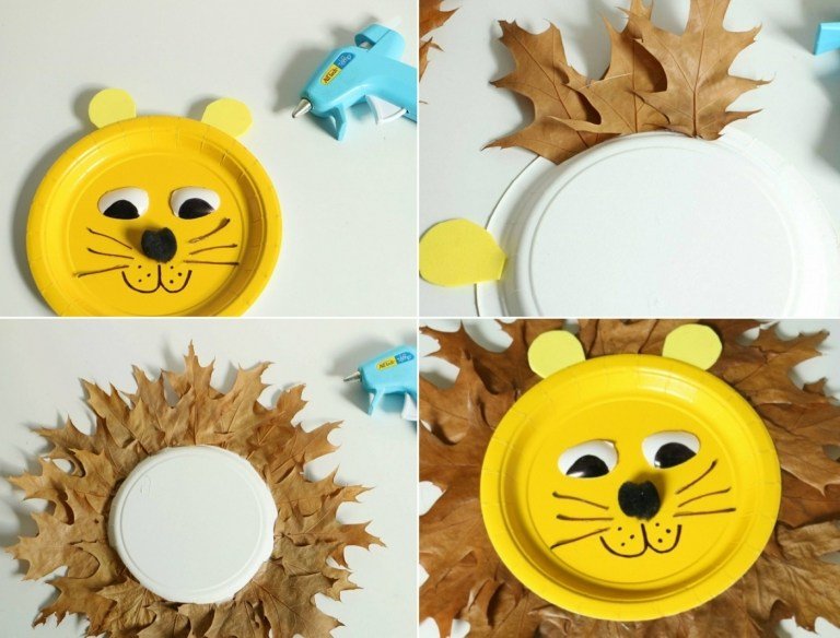 Ručné práce s horúcim lepidlom a prírodnými materiálmi sú obzvlášť veľkou zábavou pre deti